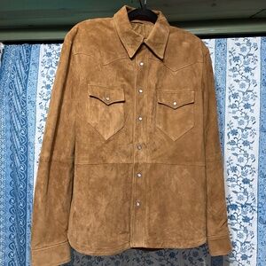 Stetson Suede Leather Shirt Jacket